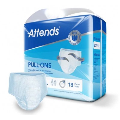 Attends Pull-Ons 6 Large